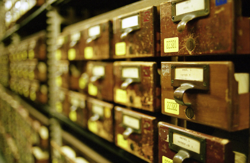 Card Catalogs at the Library of Congress